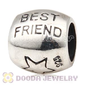 S925 Sterling Silver European Beads Best Friend