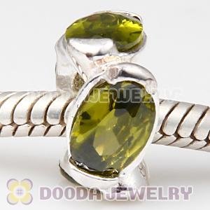 S925 Sterling Silver European Style Beads with Stone