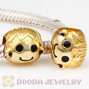 Gold Plated Boy European Style S925 Silver Beads