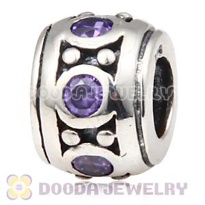 S925 Sterling Silver Charm Jewelry Beads with Stone