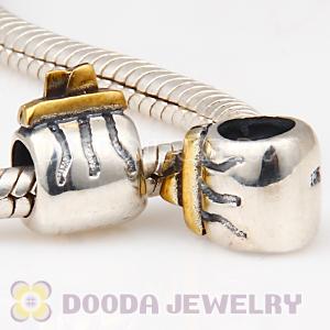 Gold Plated European Style 925 Silver Beads