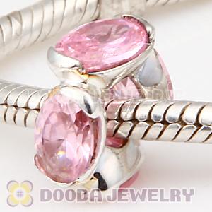 S925 Sterling Silver Charm Jewelry Beads with Stone