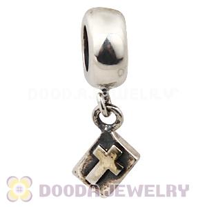 European Style 925 Silver Beads Dangle Gold Plated Bible