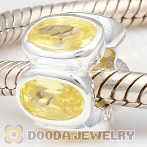 S925 Sterling Silver European Style Beads with Stone