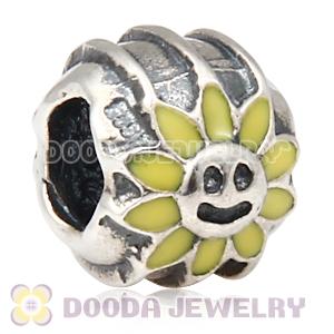 925 Sterling Silver Smile Charm Beads