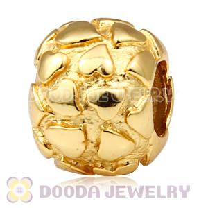 Gold Plated Love to Love Sterling Silver Beads