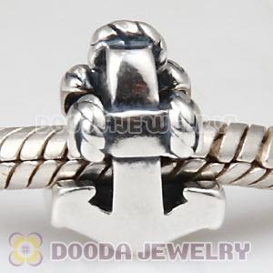 European 925 Sterling Silver Anchor Charm Beads Wholesale