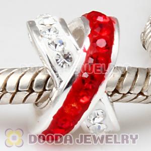  925 Sterling Silver Treasured Charm Beads With Austrian Crystal Wholesale 