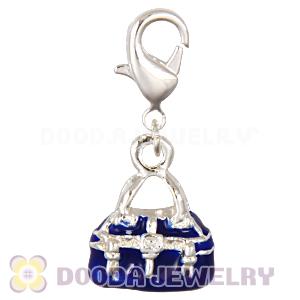 Wholesale Silver Plated Alloy Fashion Handbag Charms
