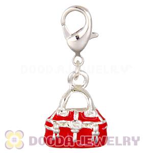 Wholesale Silver Plated Alloy Fashion Handbag Charms
