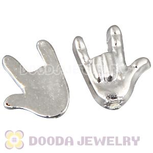 Alloy Hand Floating Locket Charms Wholesale