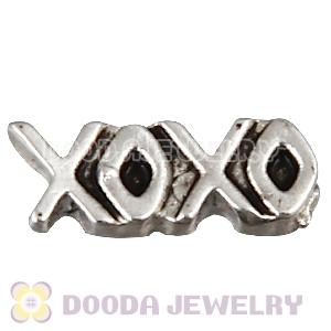 Alloy XOXO Floating Locket Charms Wholesale