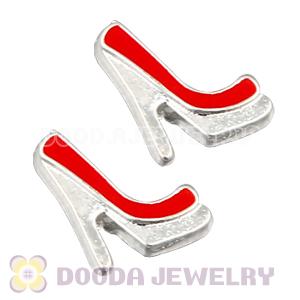Alloy high-heeled shoes Floating Locket Charms Wholesale