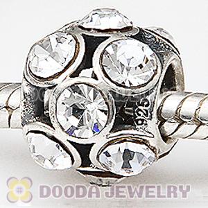 European Sterling Silver Whimsical Lights with Crystal Austrian Crystal Charm