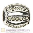 European Sterling Silver Leading Lady with Jonquil Austrian Crystal Charm