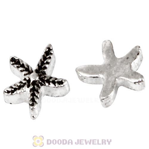 Alloy Snowflake Floating Locket Charms Wholesale