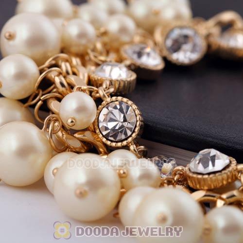 Luxury Pearl And Crystal Bracelet Wholesale