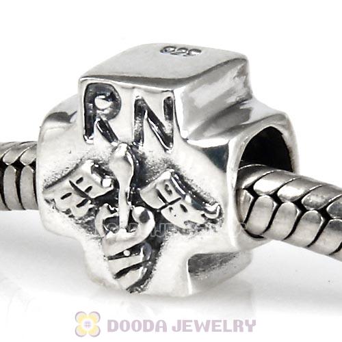 925 Solid Silver RN Nurse Beads and Charms