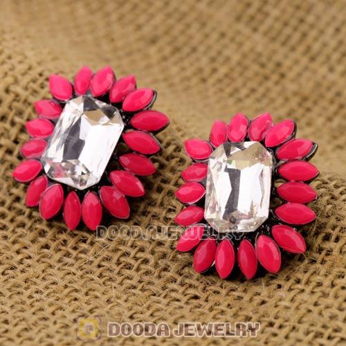 2013 Design Lollies Roseo Crystal Stud Earrings Wholesale