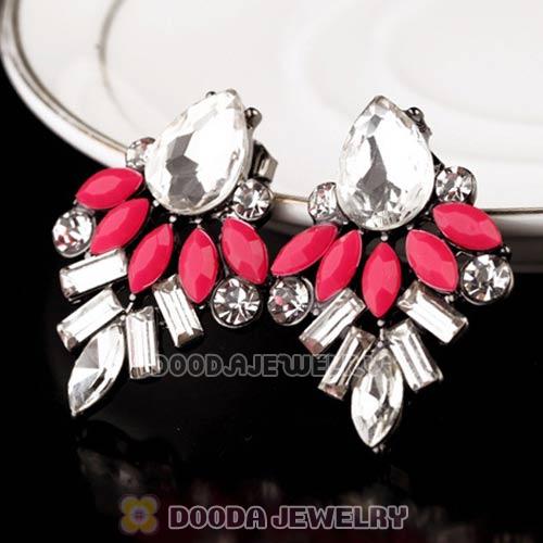 2013 Design Lollies Roseo Crystal Stud Earrings Wholesale