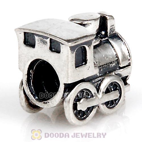 925 Sterling Silver European Train Beads with Screw Thread