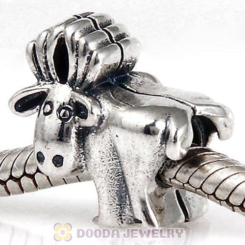 925 Sterling Silver European Moose Beads with Screw Thread