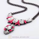 2013 Design Lollies Roseo Resin Crystal Pendant Necklaces Wholesale