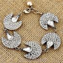 Vintage Style Brand Alloy Crystal Bracelet Wholesale