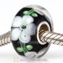 Top Class European Glass Flower Beads with 925 Silver Single Core