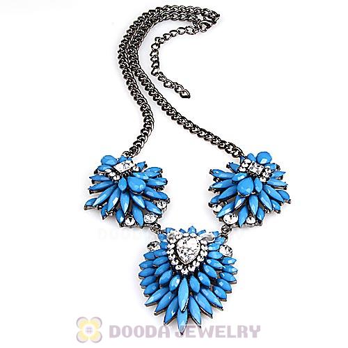 Fashion 2013 Design Lollies Blue Three Pendant Necklaces Wholesale
