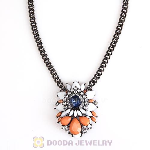 2013 Design Lollies Multi Color Resin Crystal Pendant Necklaces Wholesale