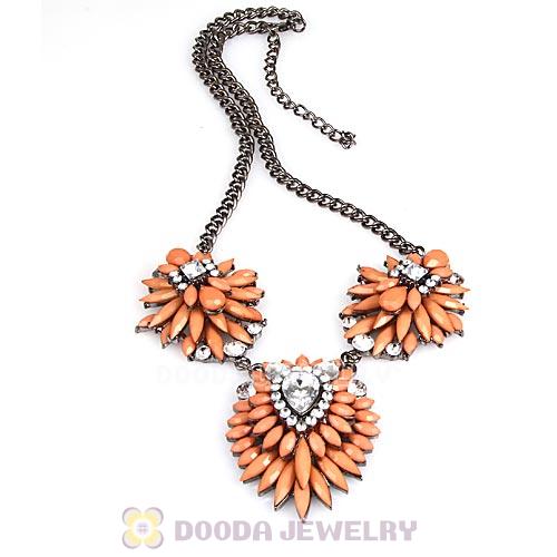 Fashion 2013 Design Lollies Orange Three Pendant Necklaces Wholesale