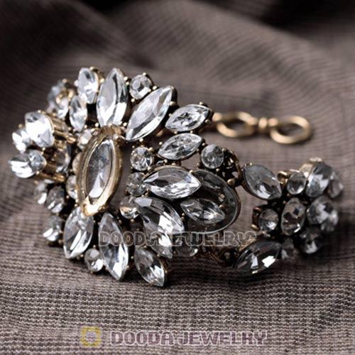 New Design Lollies Resin Crystal Flower Bracelets Wholesale