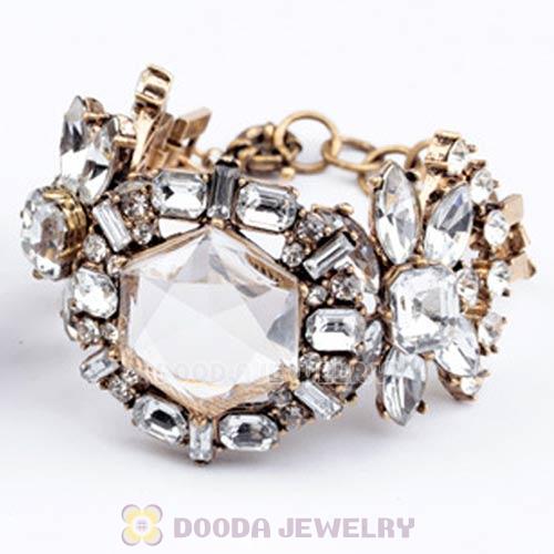 New Design Lollies Resin Crystal Flower Bracelets Wholesale