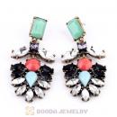 2013 Design Lollies Multi Color Resin Crystal Chandelier Earrings