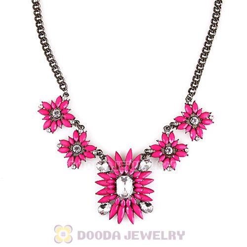 2013 Design Lollies Roseo Resin Crystal Statement Necklaces Wholesale