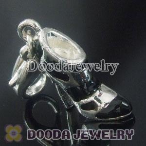 Wholesale Tscharm Jewelry Silver Plated Alloy high-heel shoe Charms