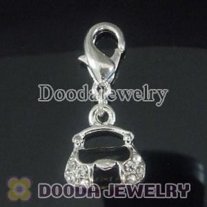 Wholesale Silver Plated Alloy Fashion Handbag Charms