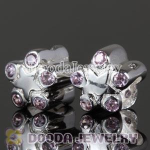 S925 Sterling Silver Charm Jewelry Beads with Stone
