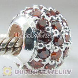 S925 Sterling Silver Charm Jewelry Beads with Stone