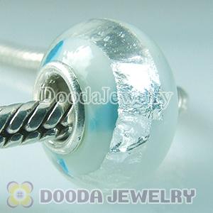925 sterling silver single core Charm Jewelry glass beads