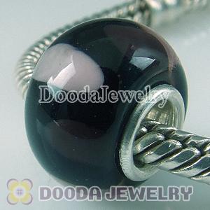 925 sterling silver single core Charm Jewelry glass beads