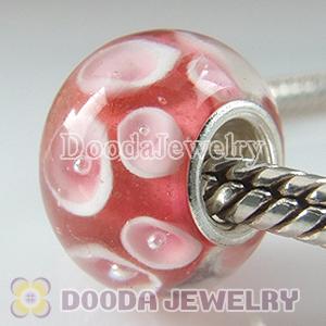 925 sterling silver single core Charm Jewelry glass beads