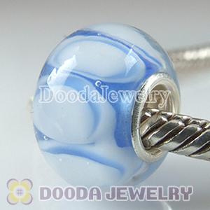 925 sterling silver single core Charm Jewelry glass beads