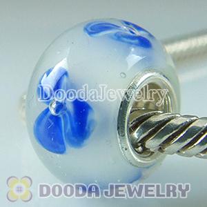 925 sterling silver single core Charm Jewelry glass beads