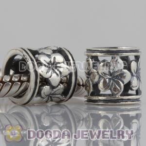 S925 Sterling Silver Charm Jewelry Flower Beads