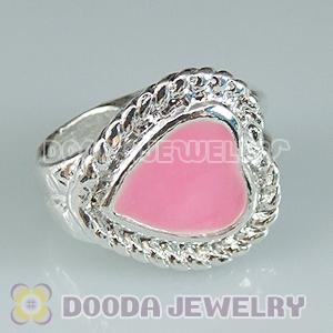 Wholesale Silver Plated Charm Jewelry Double Hole Beads