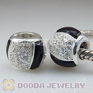 S925 Sterling Silver Charm Jewelry Beads with Stone