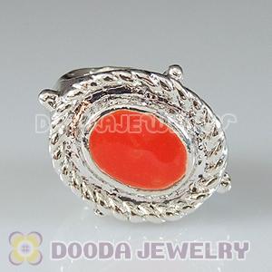 Wholesale Silver Plated Charm Jewelry Double Hole Beads