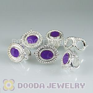 Wholesale Silver Plated European Style Double Hole Beads